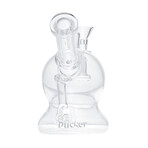 Ghost Water Pipe Bubbler // Clear