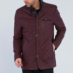 Sam Leather Jacket // Bordeaux (S)