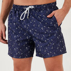 Anchor Swim Shorts // Navy (S)