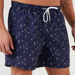 Anchor Swim Shorts // Navy (S)