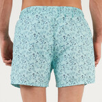 Anchor Swim Shorts // Turquoise (S)