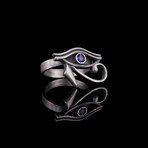 Eye of Ra Ring with Sapphire (8)