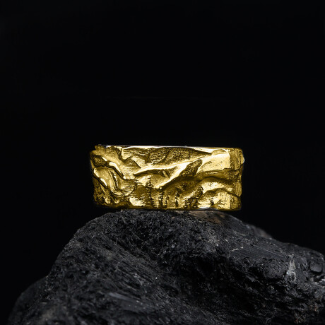 18K Gold Vermeil Creation of Adam Ring (5)