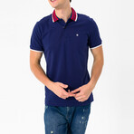 Ademar Short Sleeve Polo Shirt // Navy (S)