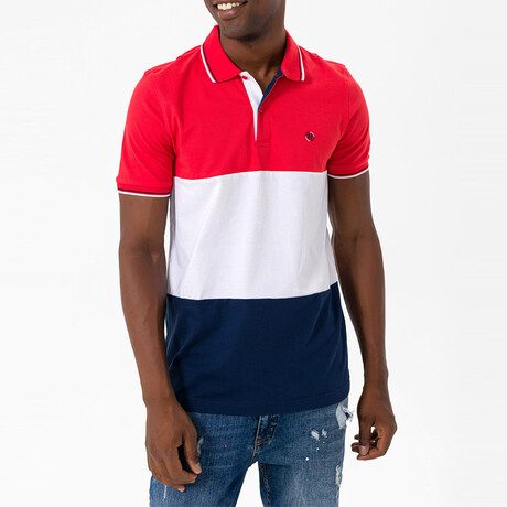 Juan Carlos Short Sleeve Polo Shirt // Red (S)