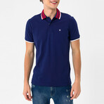 Ademar Short Sleeve Polo Shirt // Navy (S)