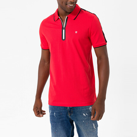 Renato Short Sleeve Polo Shirt // Red (S)