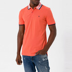 Ademar Short Sleeve Polo Shirt // Salmon (S)