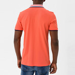 Ademar Short Sleeve Polo Shirt // Salmon (S)