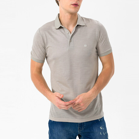 Rodrigo Short Sleeve Polo Shirt // Beige (S)