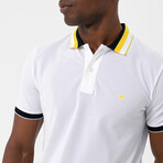 Glauco Short Sleeve Polo Shirt // White (S)