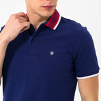 Ademar Short Sleeve Polo Shirt // Navy (S)