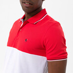 Juan Carlos Short Sleeve Polo Shirt // Red (S)