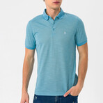 Rodrigo Short Sleeve Polo Shirt // Turquoise (S)