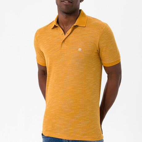 Rodrigo Short Sleeve Polo Shirt // Yellow (S)