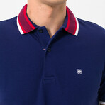 Ademar Short Sleeve Polo Shirt // Navy (S)