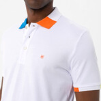 Duda Short Sleeve Polo Shirt // White (S)