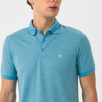 Rodrigo Short Sleeve Polo Shirt // Turquoise (S)