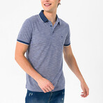 Roque Short Sleeve Polo Shirt // Indigo (S)