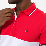 Juan Carlos Short Sleeve Polo Shirt // Red (S)