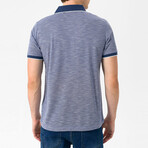 Roque Short Sleeve Polo Shirt // Indigo (S)