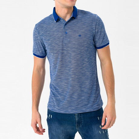 Roque Short Sleeve Polo Shirt // Sax (S)