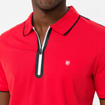 Renato Short Sleeve Polo Shirt // Red (S)