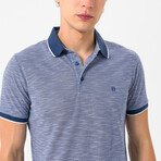 Roque Short Sleeve Polo Shirt // Indigo (S)