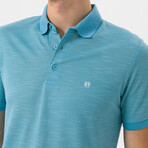 Rodrigo Short Sleeve Polo Shirt // Turquoise (S)