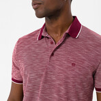 Roque Short Sleeve Polo Shirt // Bordeaux (S)