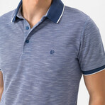 Roque Short Sleeve Polo Shirt // Indigo (S)