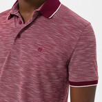 Roque Short Sleeve Polo Shirt // Bordeaux (S)