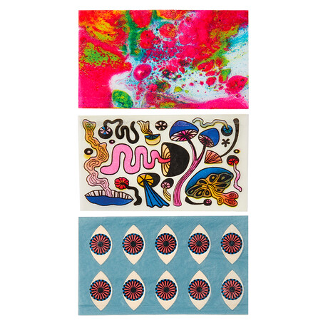 Triple Threat Rolling Papers Bundle // Psychedelic + Shroom + Third Eye