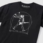 Da Vinci Rock Man T-Shirt // Black (XS)