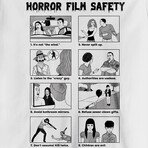 Horror Film Safety Guide T-Shirt // White (XS)