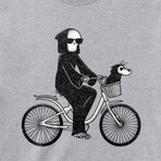 Not-So Grim Reaper T-Shirt // Triblend Gray (L)