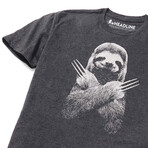 Slotherine T-Shirt // Charcoal Heather (XL)