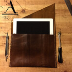 Gucarat Ipad Case // Deep Brown