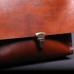 Pune Messenger Bag // Brown