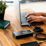 Flash Pro: USB-C 25000mAh Graphene Power Bank with Wireless Charger