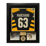 Brad Marchand // Boston Bruins // Autographed "Winter Classic" Jersey + Framed