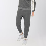 Colorblock Rib Jogger // Heather (M)
