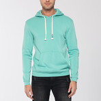 Essential Waves Pullover Hoodie // Pool (M)