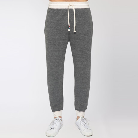 Colorblock Rib Jogger // Heather (S)