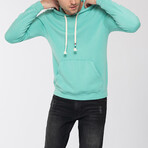 Essential Waves Pullover Hoodie // Pool (M)