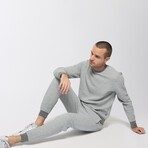 Quilted Jogger // Heather (S)