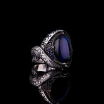 Blue Tigers Eye Ring (6)