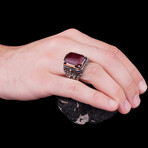 Solid Red Tourmaline Ring (9)