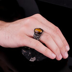 Tigers Eye Chain Ring (8)