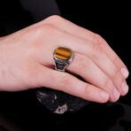 Tigers Eye Ring (7.5)